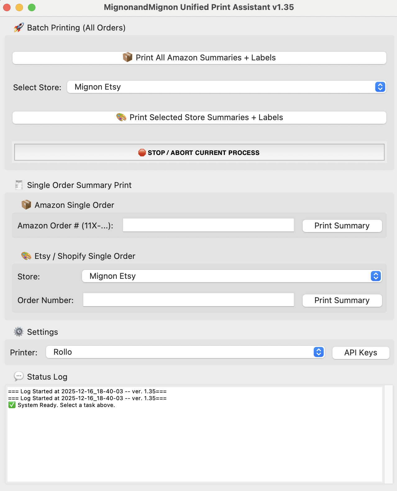Unified Print Assistant